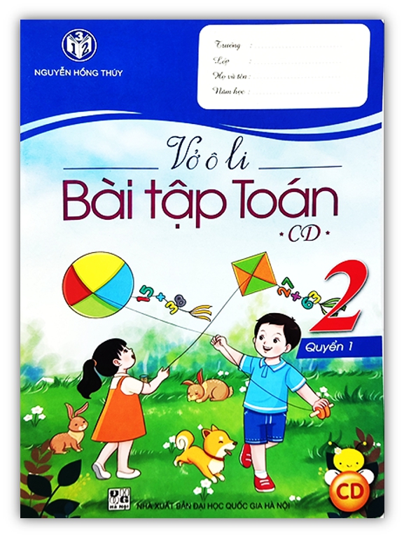 Sách - vở ô li bài tập toán lớp 2 - quyển 1