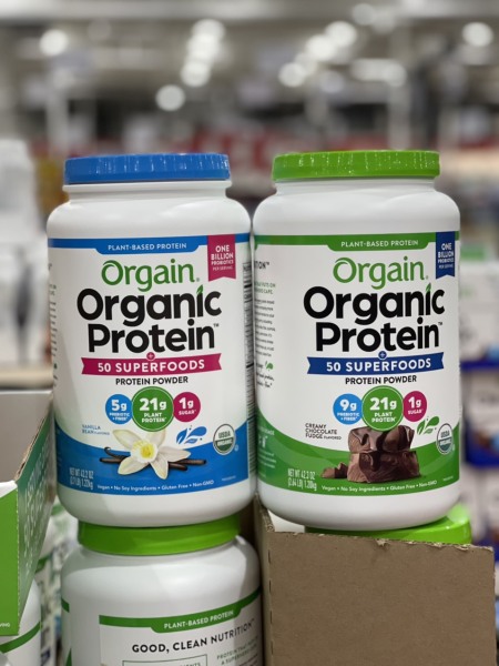 Bột Protein hữu cơ Orgain Organic Protein & Superfoods 1.22kg hương Vani / Socola