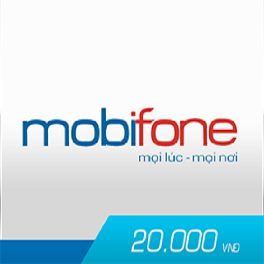 [HCM]Thẻ Cào Mobifone 20.000 VNĐ & PHÍ CHUYỂN