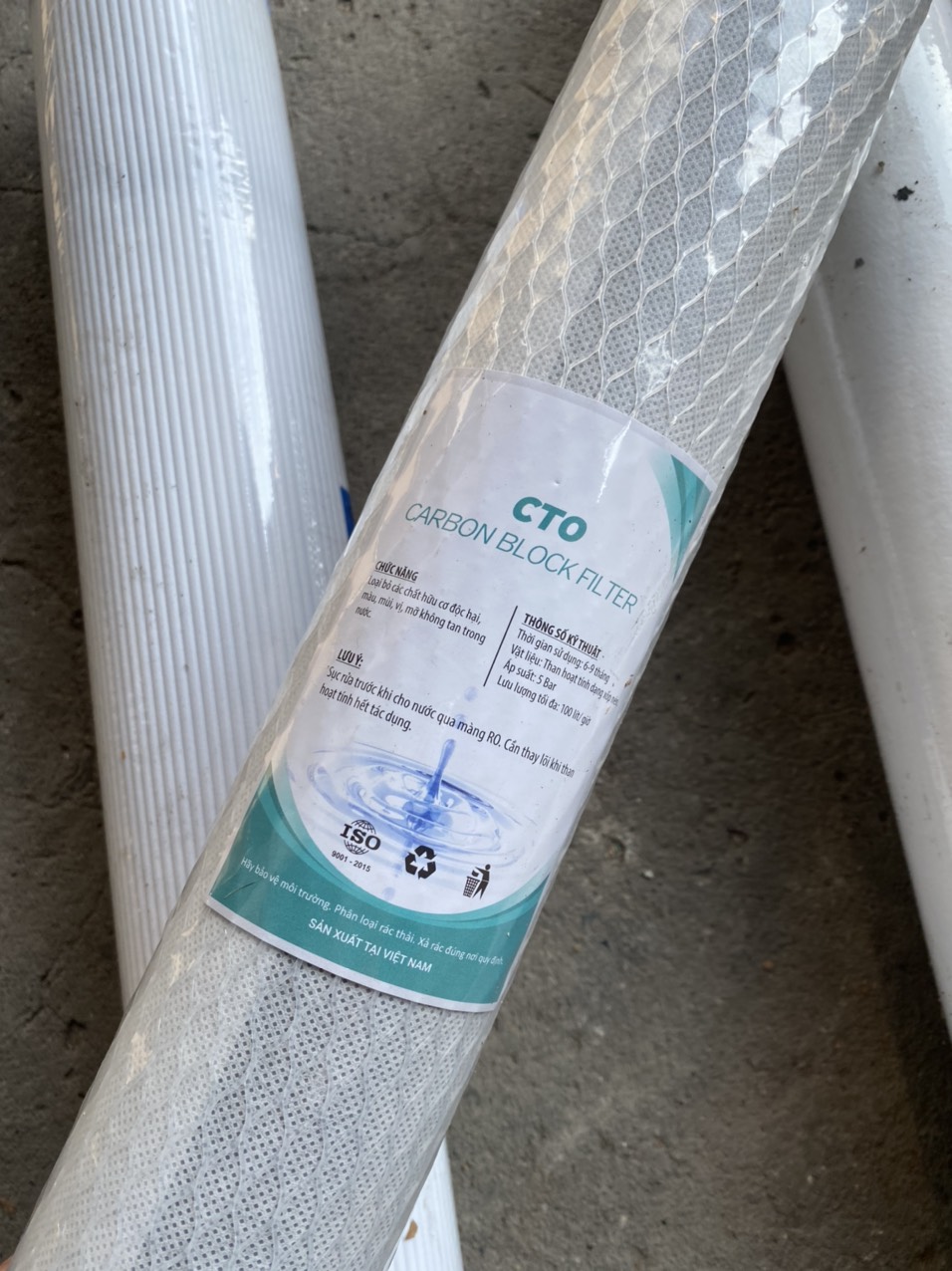 Bộ 3 lõi lọc thô 20 inch số 123