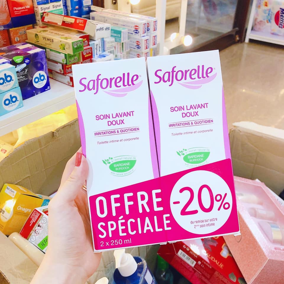 Dung dịch vệ sinh phụ nữ saforelle pháp 250ml