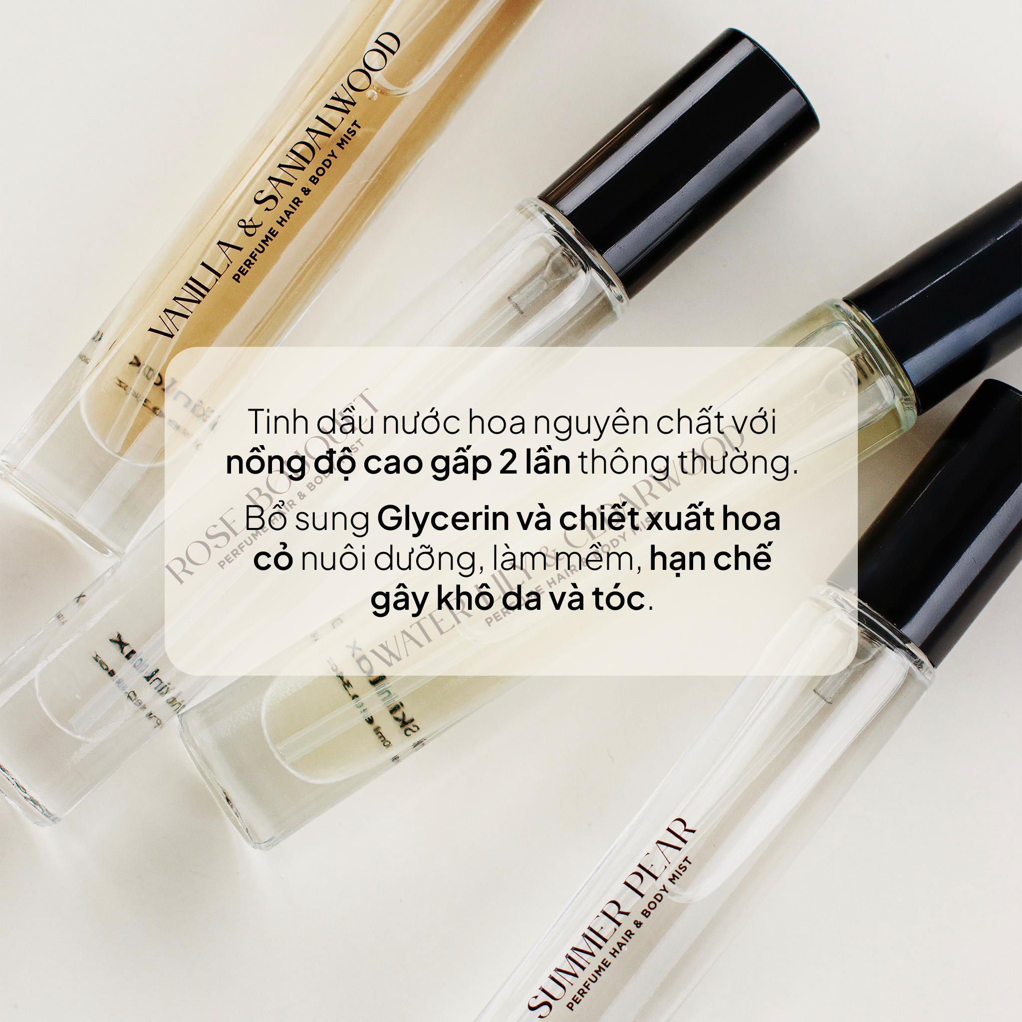 Nước Hoa Body Mist & Tóc SKINLAX ( 10ml )