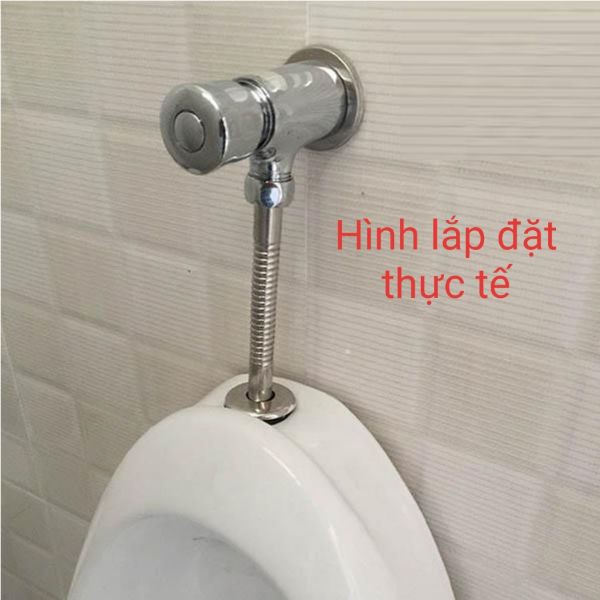 Vòi nhấn xả tiểu Nam INOX