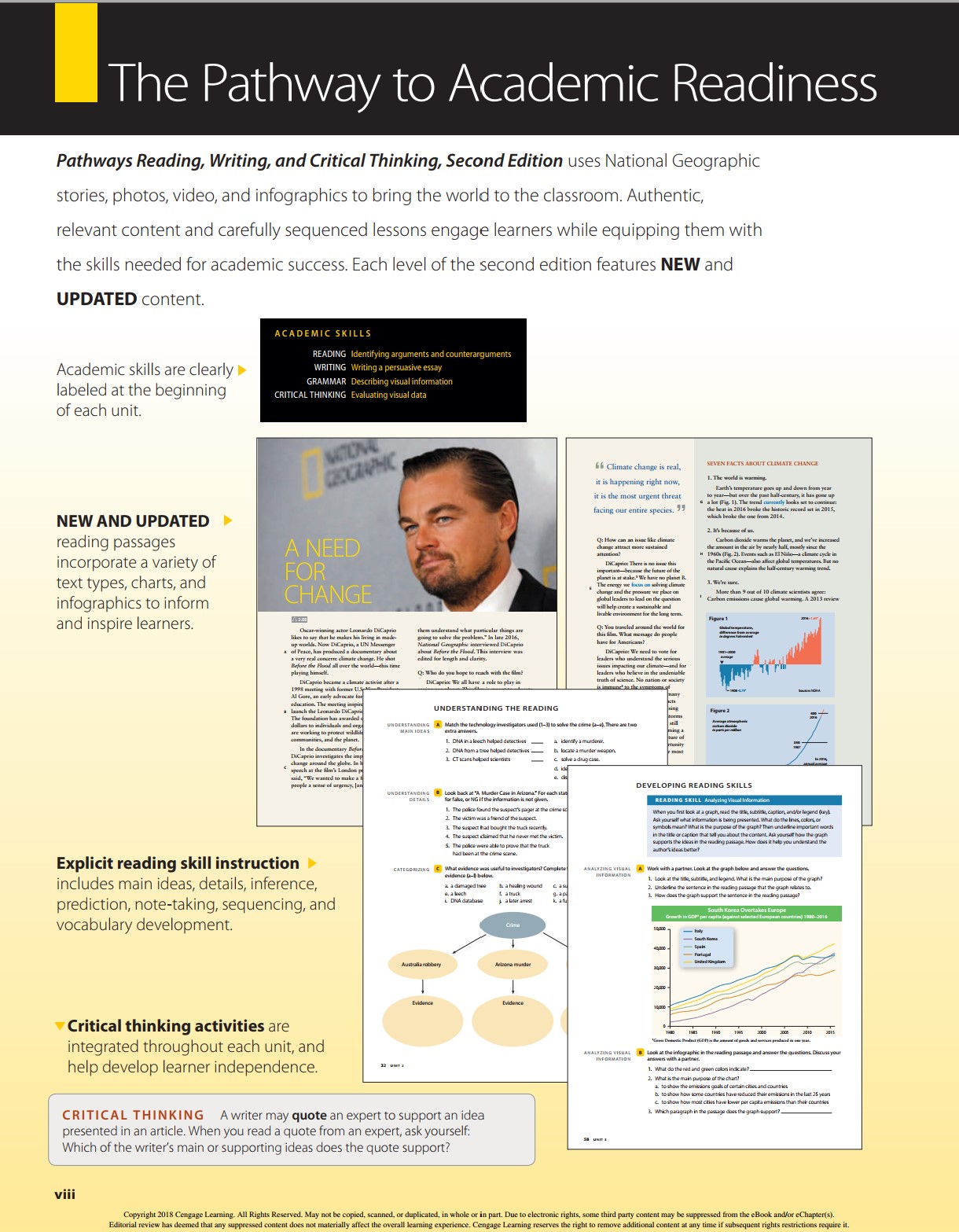 Sách Pathways: Reading, Writing, and Critical Thinking 3, 2nd Student Edition