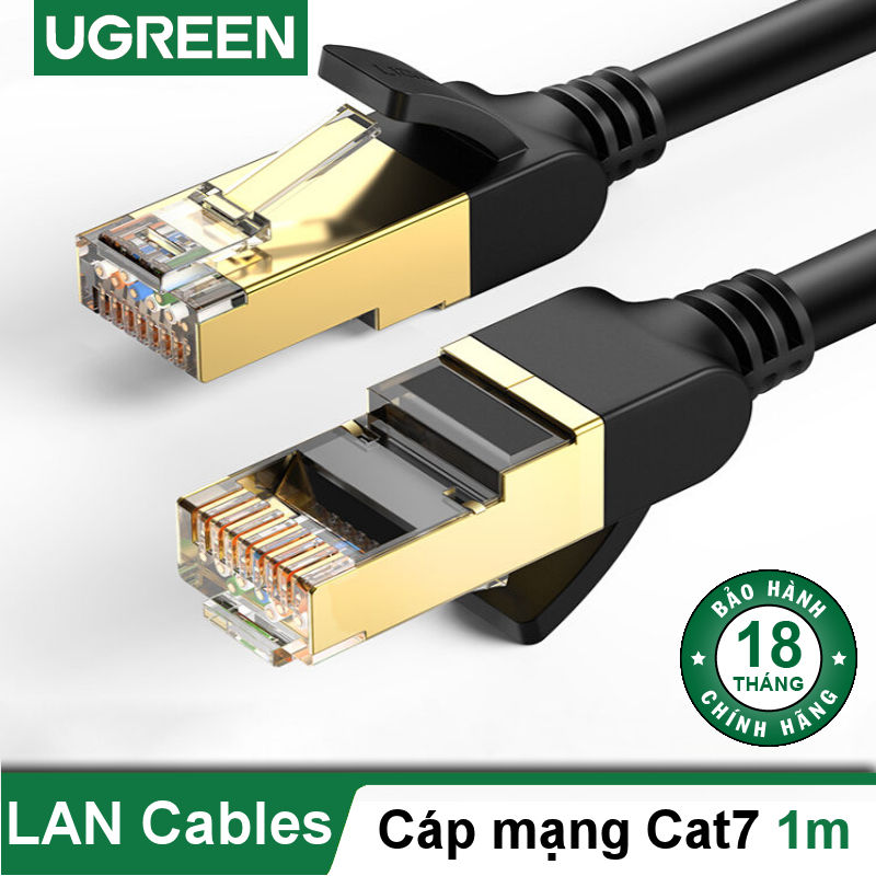Cáp mạng đúc sẵn Cat7 dài 2m tròn  Ugreen 11269 Cao cấp