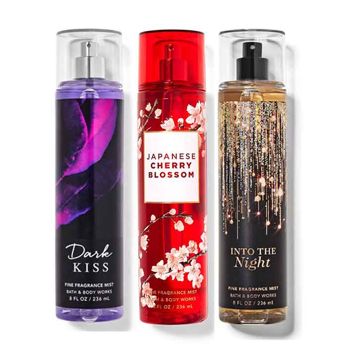 Xịt nước hoa toàn thân bath and body works body mist 236ml
