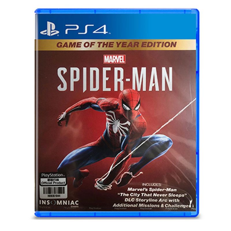 Đĩa Game PS4 Marvel Spider Man Game Of The Year Edition - Hàng Nhập Khẩu