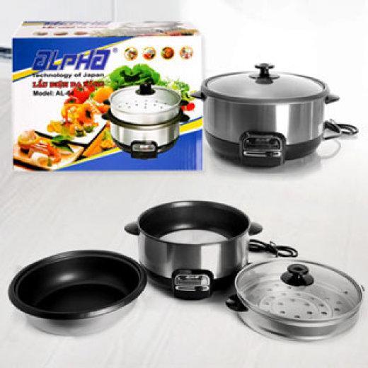 Nồi lẩu điện Alpha AL-64 (Bạc)