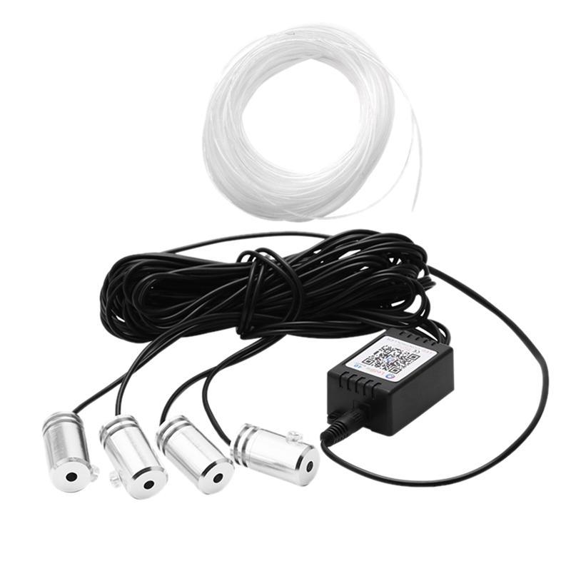 RGB Multi-Color LED Car Interior Strips Bluetooth APP Control Atmosphere Light