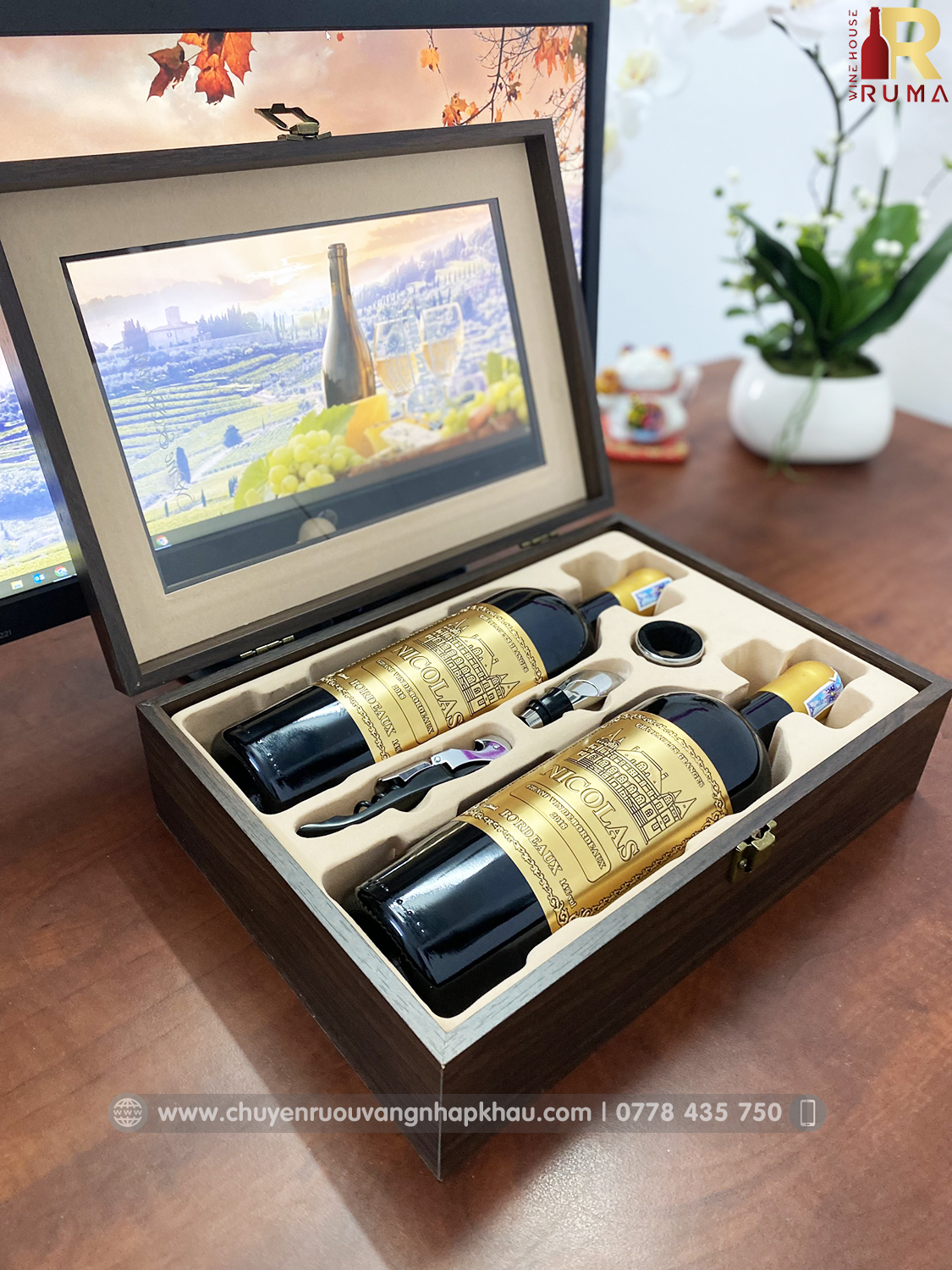 Vang Pháp Nicolas Bordeaux nhập khẩu