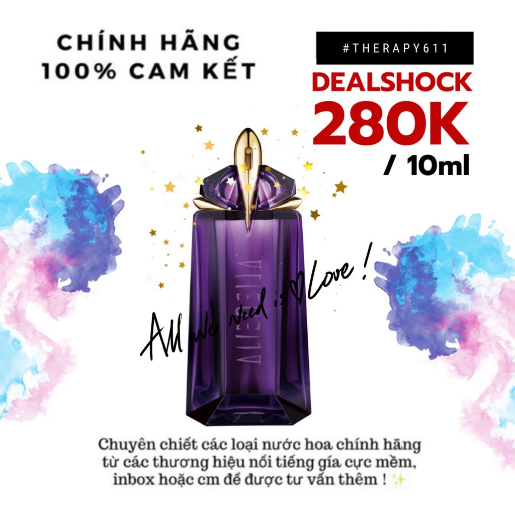 Mẫu Thử Nước hoa Alien Thierry Mugler EDP 5ml/10ml/20ml Spray / Chuẩn authentic