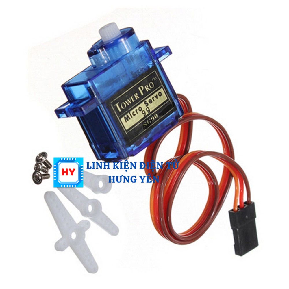Động Cơ Servo Mini 9g Sg90 Góc Quay 180 độ - 360 độ