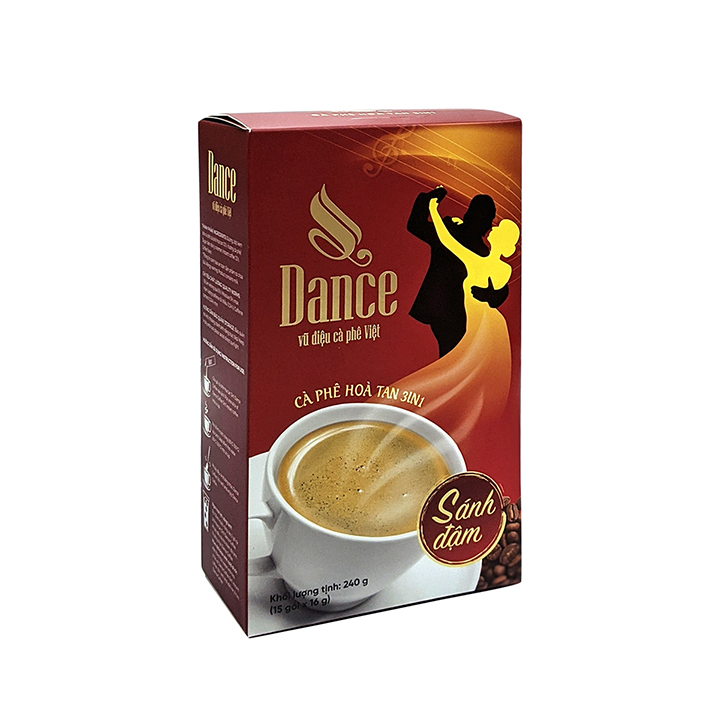 Combo 3 Hộp Cà phê Sữa 3in1 Dance (Hộp 15 gói x 16gr) - AnTháiCafé