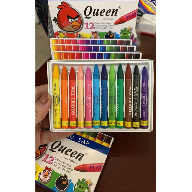 [HCM]Sáp Màu Queen 12 18 24 Màu