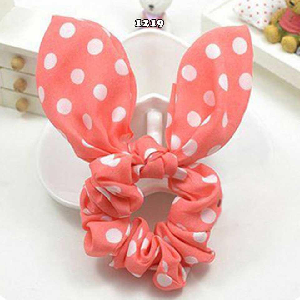 Dây Cột Tóc Tròn Kết Tai Thỏ Dễ Thương Ah1219