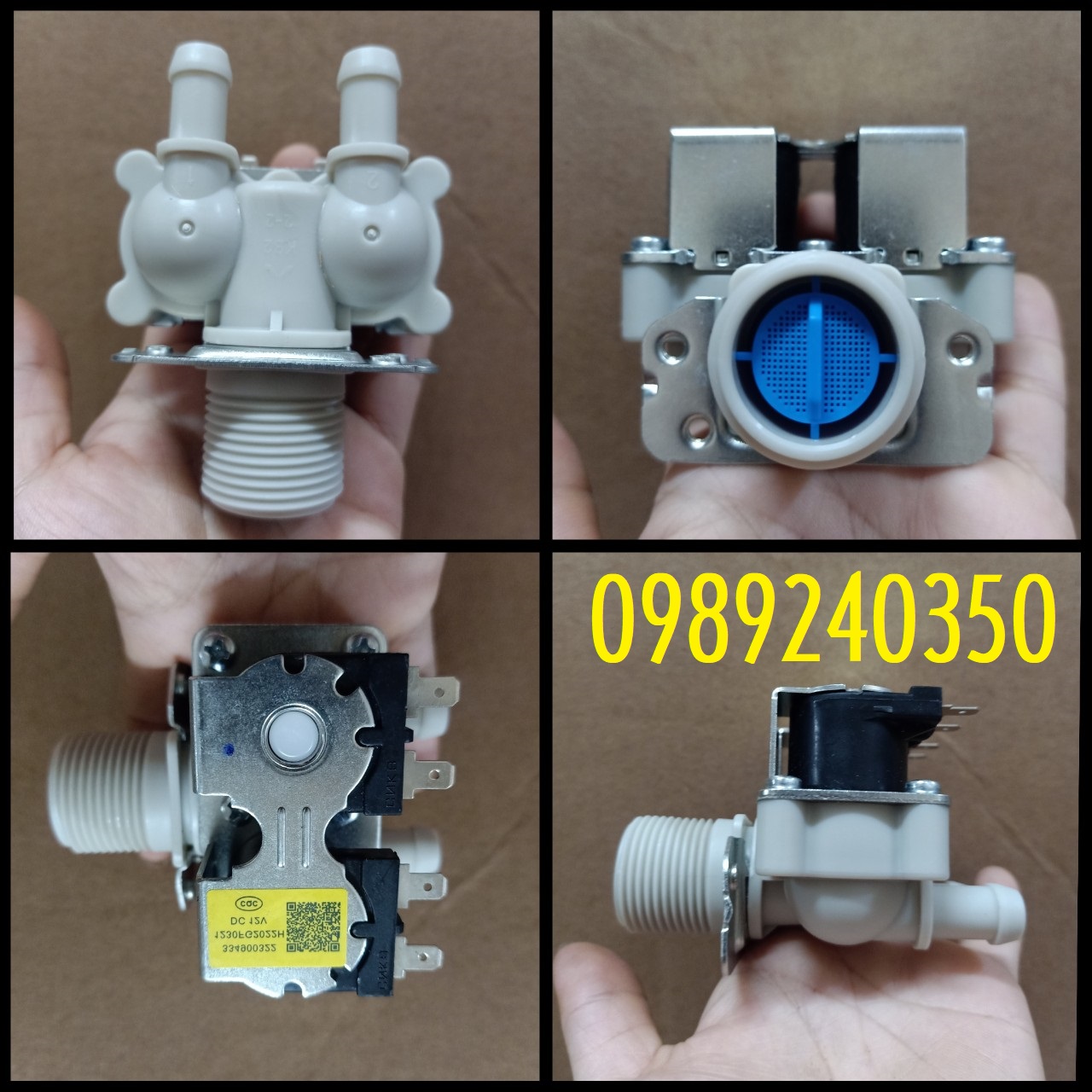 Van cấp nước đôi máy giặt lg 12v chính hãng