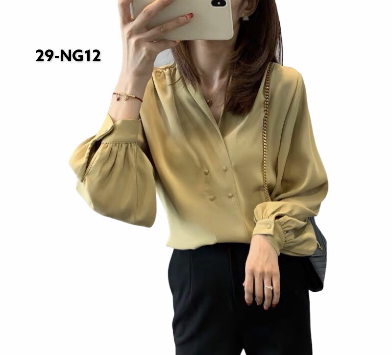 ÁO SƠ MI CỔ TIM - 29-NG12