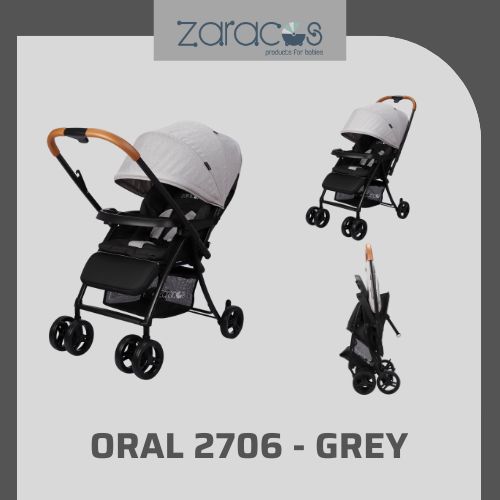 Xe đẩy cho bé Zaracos Oral 2706 Grey Zaracos Việt Nam