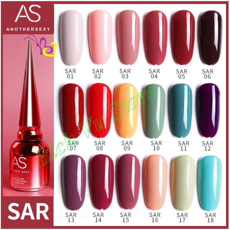 Sơn Gel As mã SAR| Chai đỏ