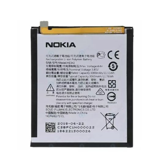 PIN NOKIA HE342 / NOKIA6.1 / NOKIA5.1 PLUS / NOKIA6.1 PLUS / X5 / X6 / TA-1116 / TA-1099 ( LOẠI 1 )
