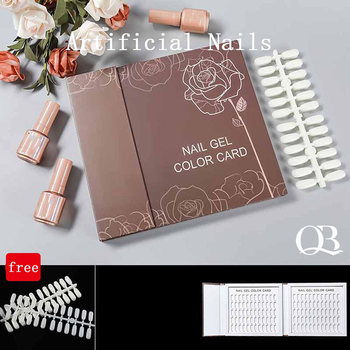 Sổ trưng bày móng mẫu (bảng màu móng sổ gài móng) + tặng kèm móng