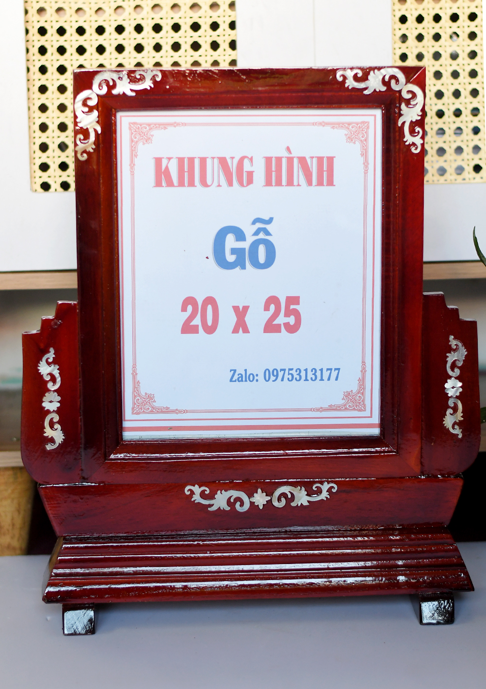 Khung hình thờ gỗ 20 x 25