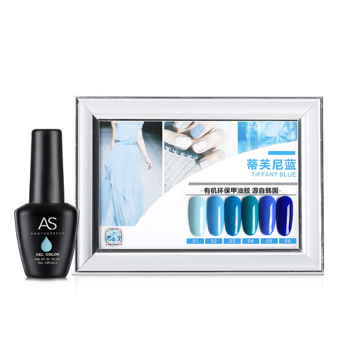 [HCM]Sơn gel AS - màu xanh biển mã TB