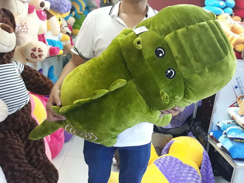 GẤU BÔNG HÀ MÃ HIPPO SIZE LỚN VẢI NHUNG MỀM MỊN CAO CẤP
