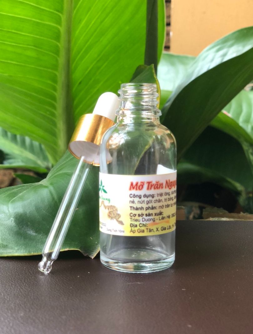 Mỡ trăn nguyên chất Triêu Dương - 30ml