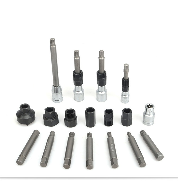 Bộ khẩu tháo puly máy phát 18 chi tiết
