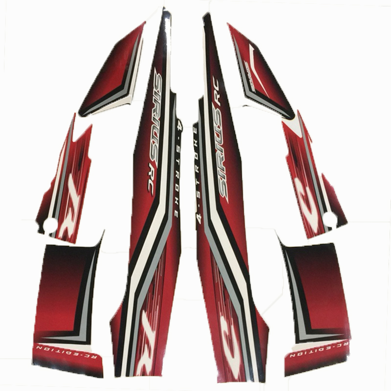 Tem xe Sirius RC - SIRIUS màu Đỏ Đen