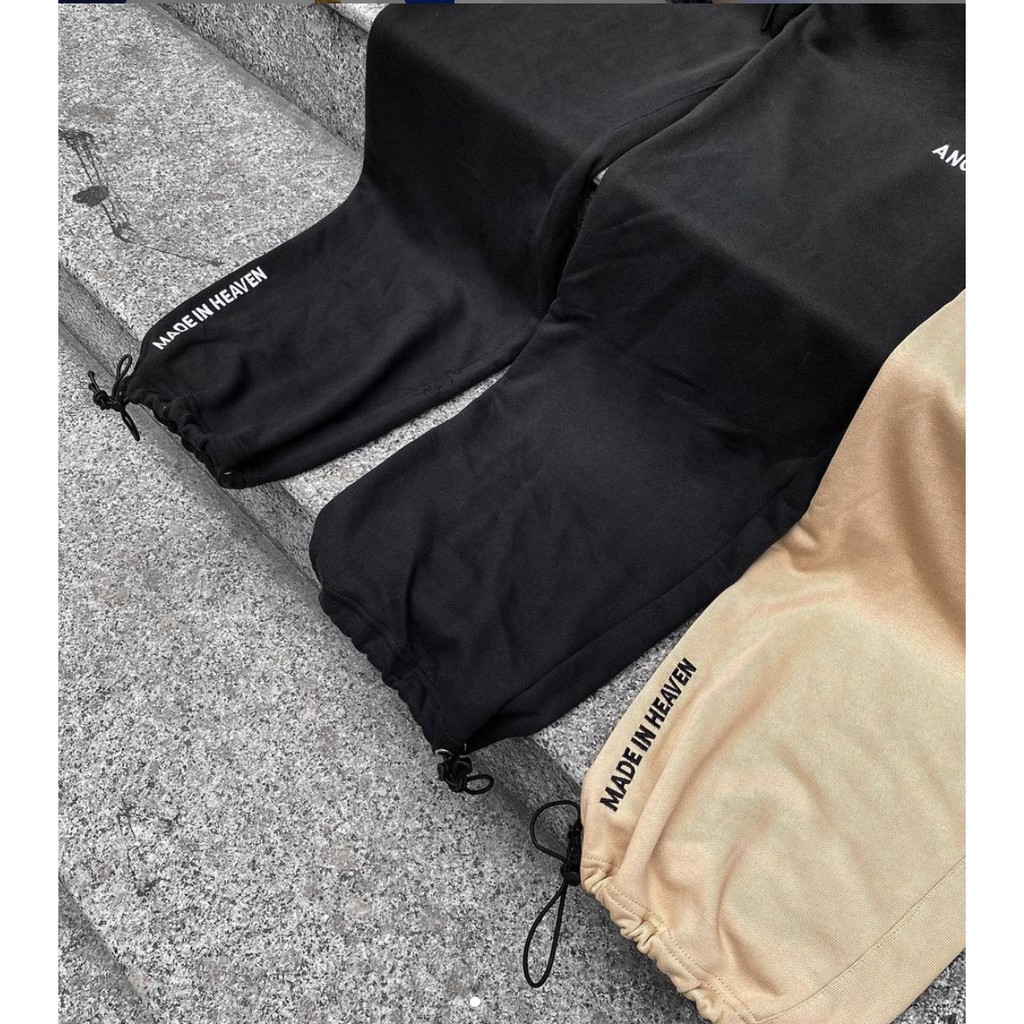 Quần Angel-Land Half Jogger- Black