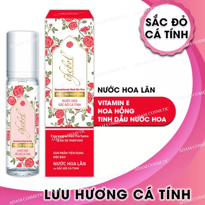 Nước hoa lăn Sắc Đỏ Cá Tính Thebol 8ml