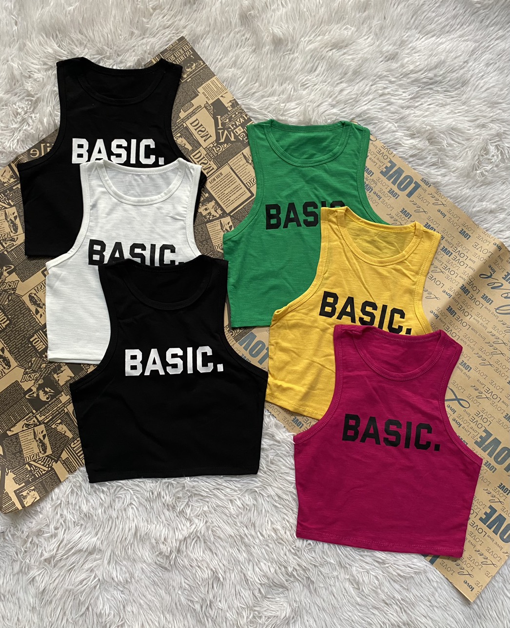 Áo hun ba lỗ ngược Bassic nữ - 3 màu áo ngẫu nhiên 150k
