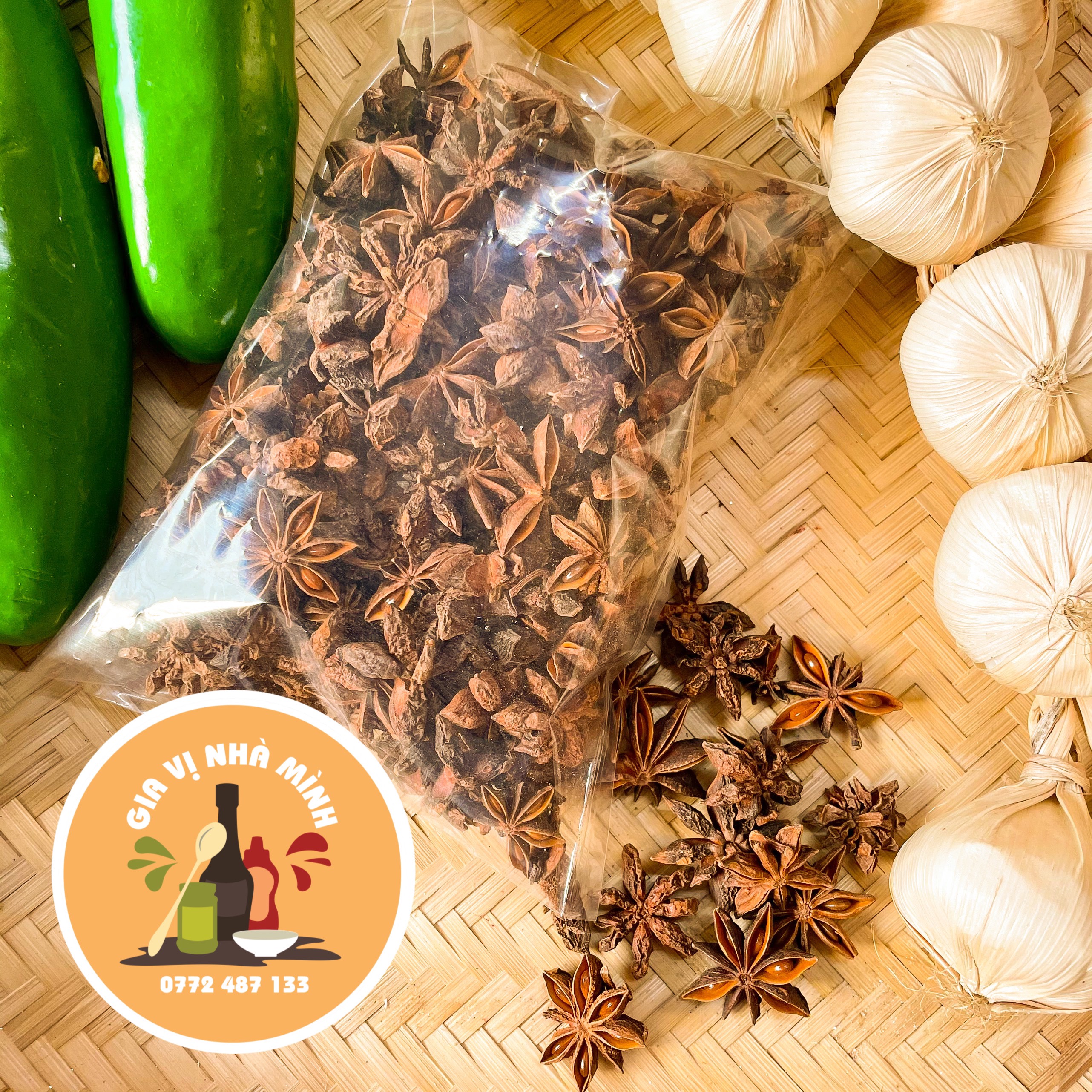 Bông hồi-hoa hồi-tai vị -100gr-500gr /gói