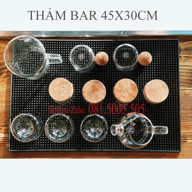 Thảm Cao Su Quầy Bar kích thước 45x30cm - Thảm bar pha chế