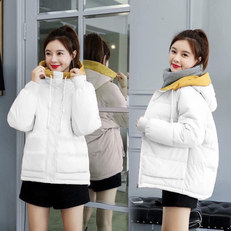 Áo khoác phao nữ 3 lớp có nón ấm áp cho mùa đông , bảo vệ da và cơ thể vào mùa lạnh KEN BLOCK