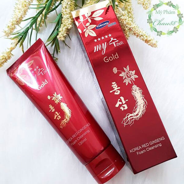 Sữa rửa mặt sâm đỏ Hàn Quốc