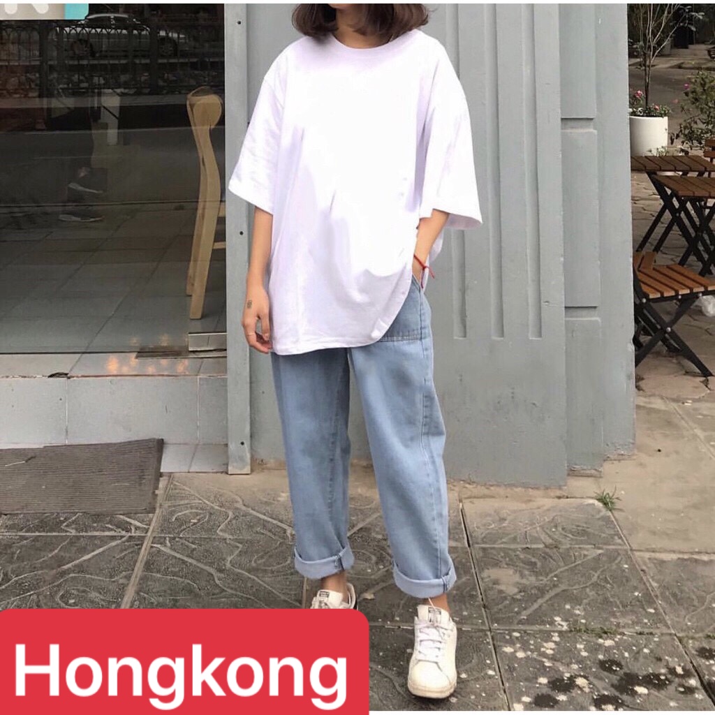 QUẦN JEAN BAGGY NỮ CHẤT BÒ XANH DÀI HOT TREND LƯNG CAO NÂNG MÔNG DB-02 HONG KONG FASHION
