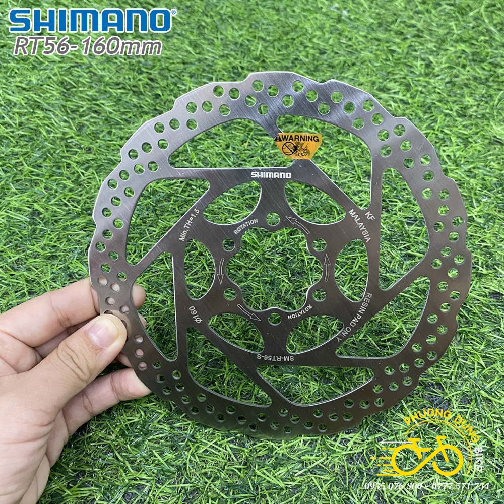 Đĩa phanh thắng xe đạp SM RT56 160mm - 1 Chiếc