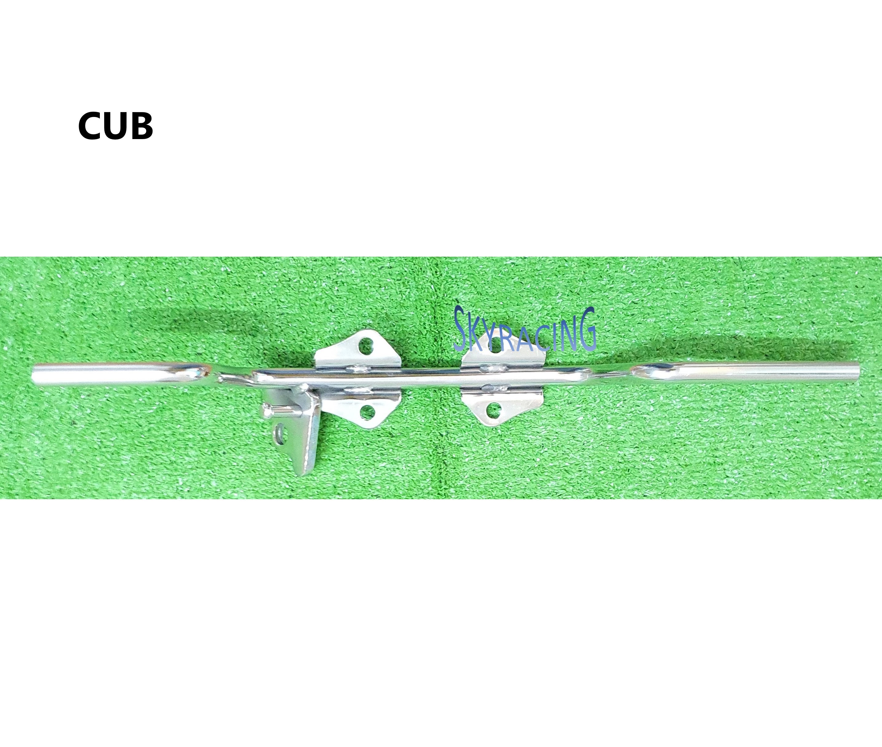 Gác chân INOX gắn cho xe Cub 67, 81, 78