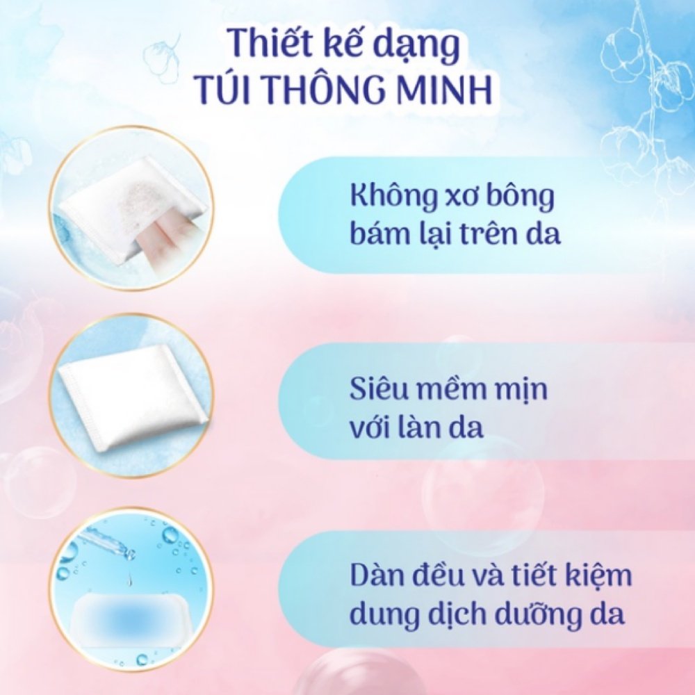 Bông Tẩy Trang Cao Cấp Silcot Hộp 66 Miếng