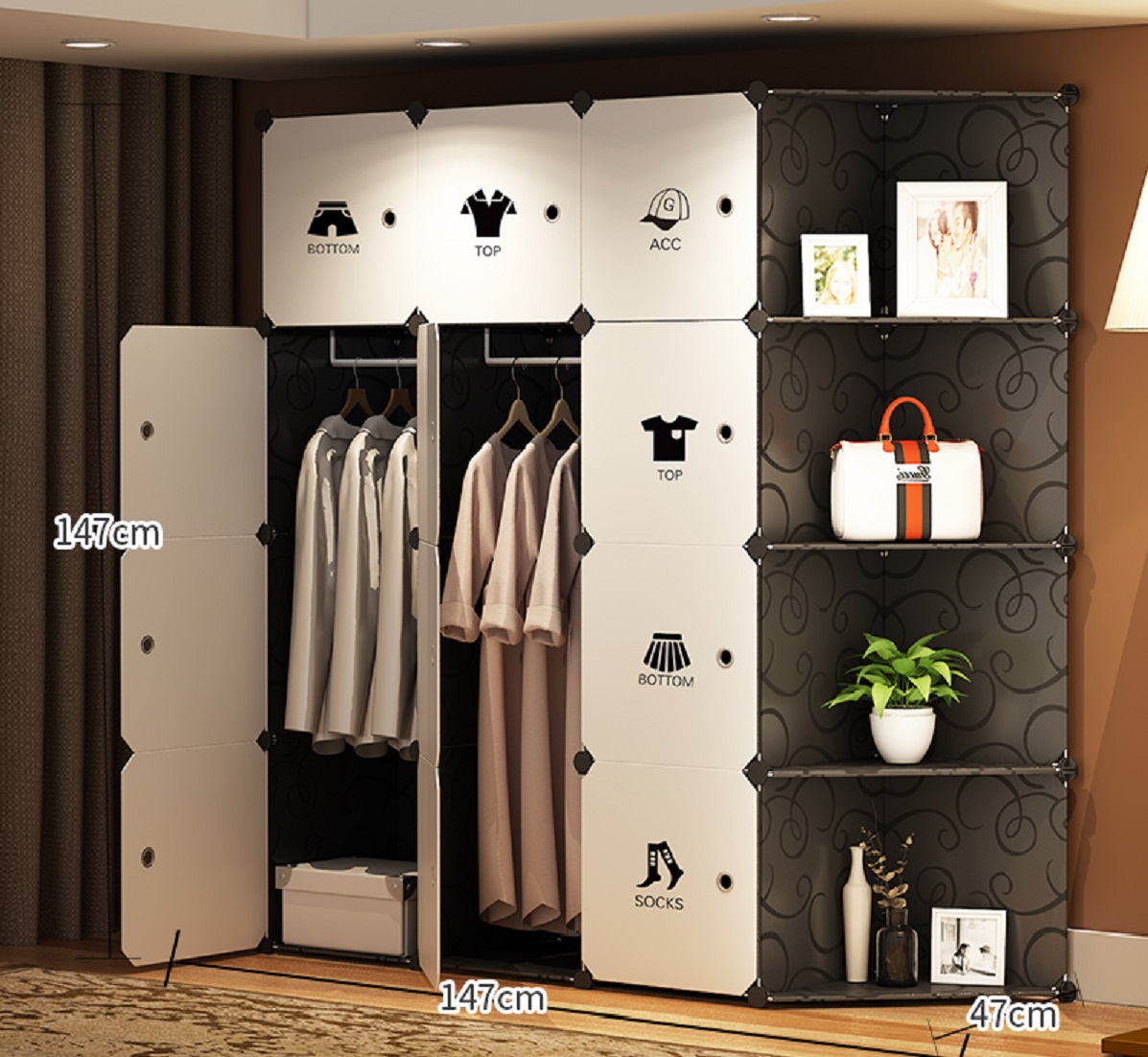 [HCM]TỦ GHÉP 16 NGĂN ĐA DẠNG MẪU