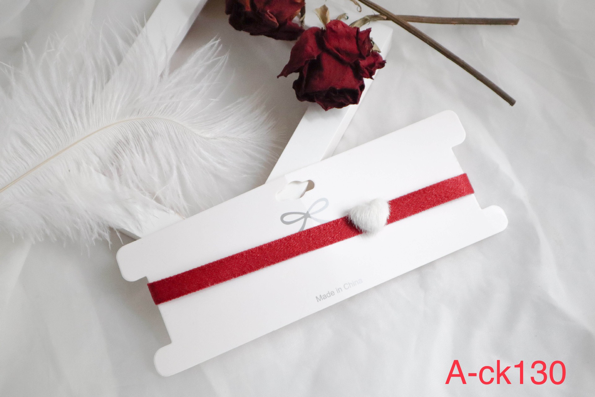 Chocker BST màu đỏ cherry xinh xắn A-CK129-134 Mayconner