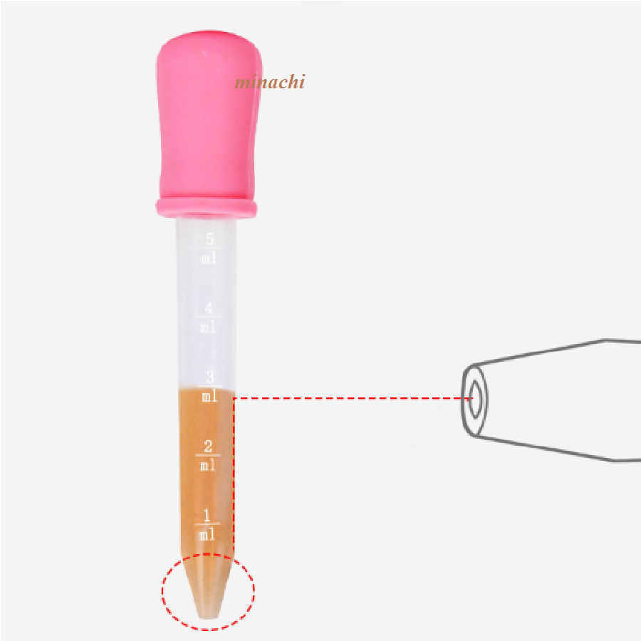 2 Ống hút bón sữa cho bé loại 5ml
