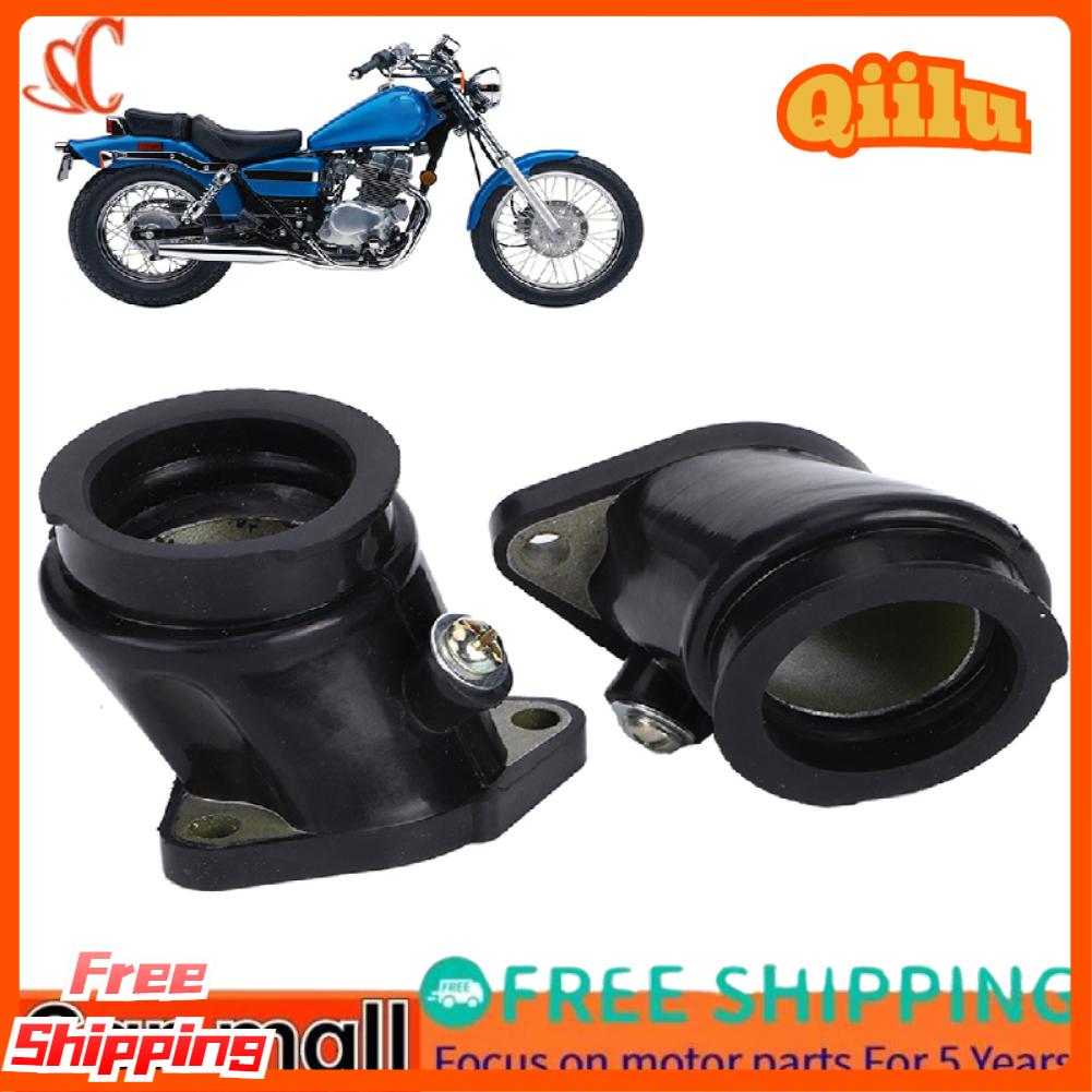 2 x Motorcycle Carb Intake Carburetor Interface Adapters For Honda Rebel CA250 CMX250 CMX250C
