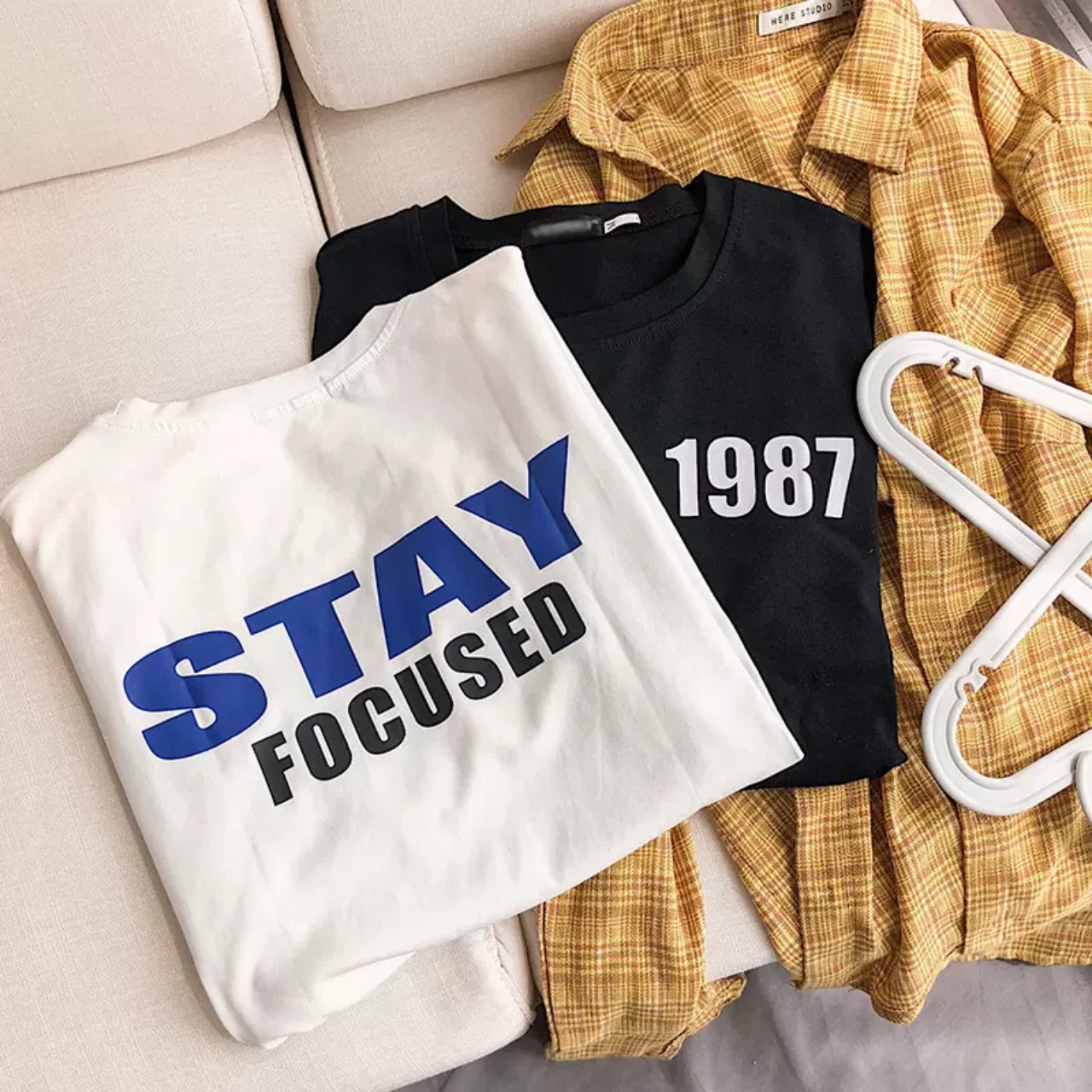 Áo thun Stee STAY FOCUSED 1987 Unisex