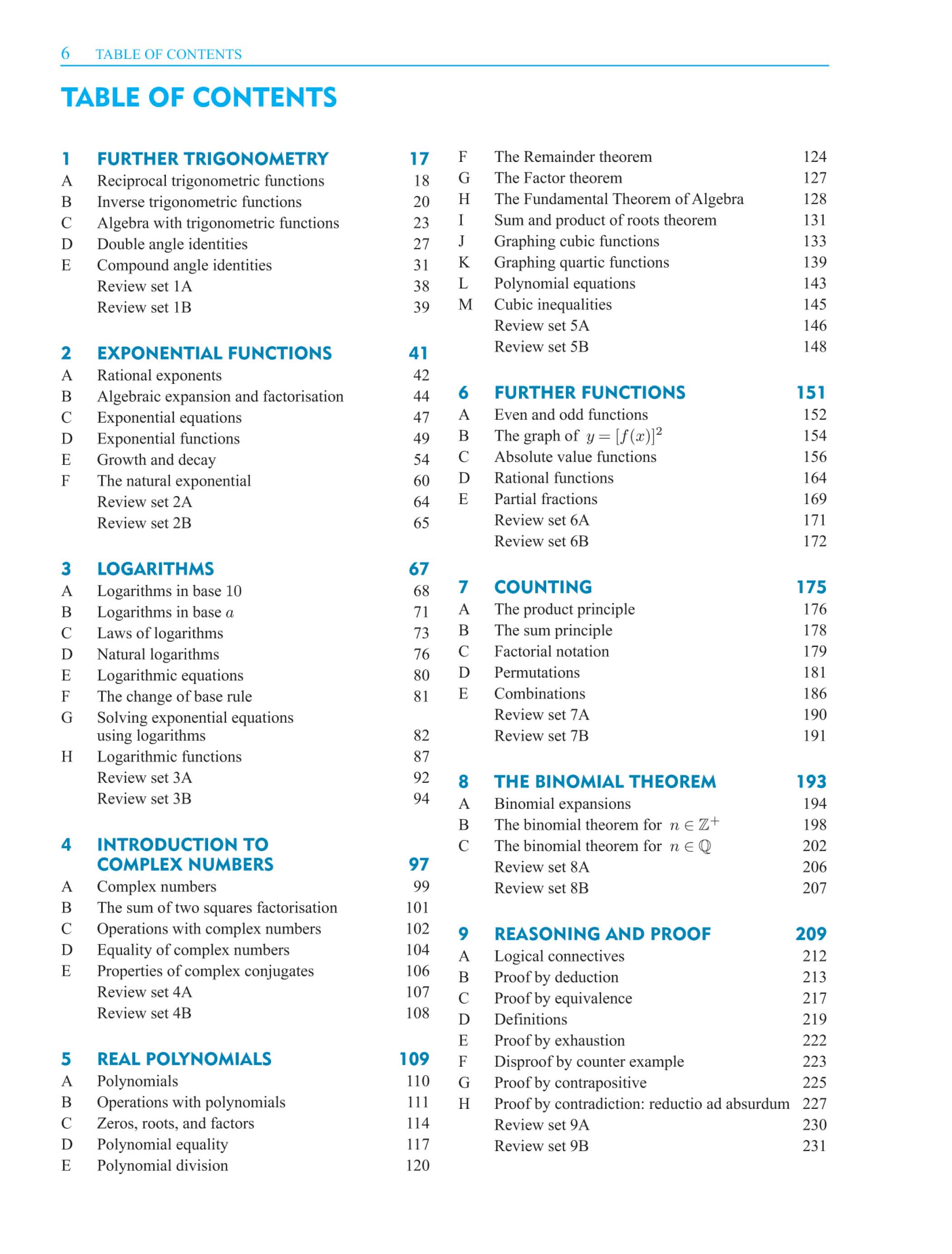 Mathematics Analysis and Approaches HL 2