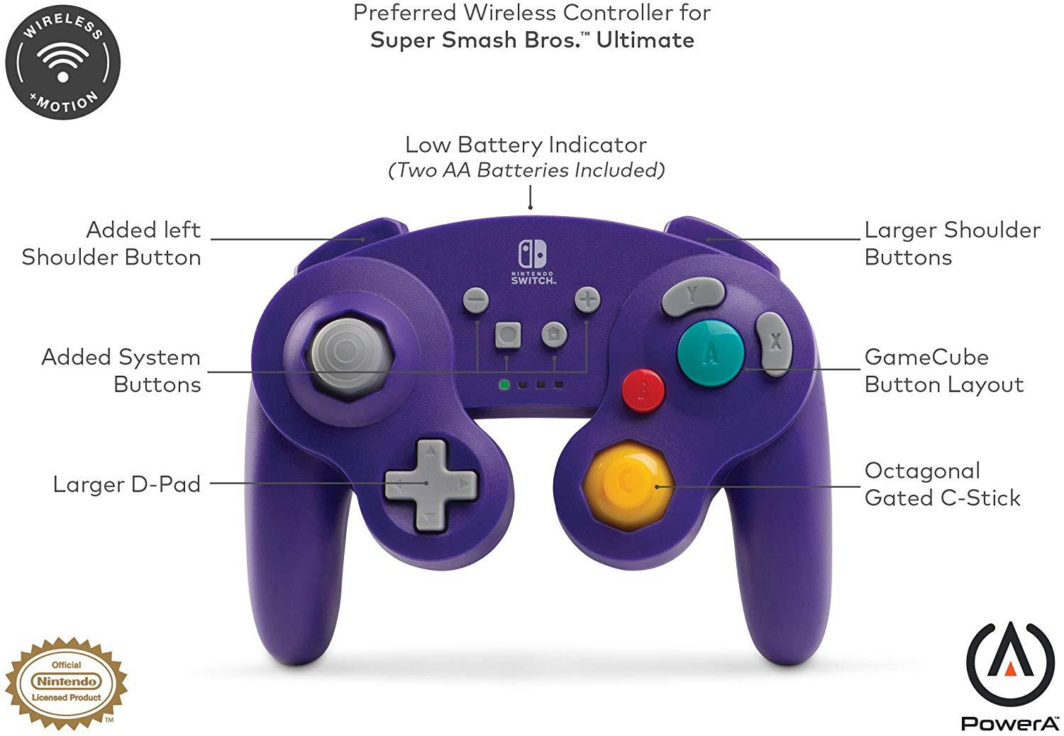 Tay cầm điều khiển Nintendo Gamecube Style cho Nintendo Switch