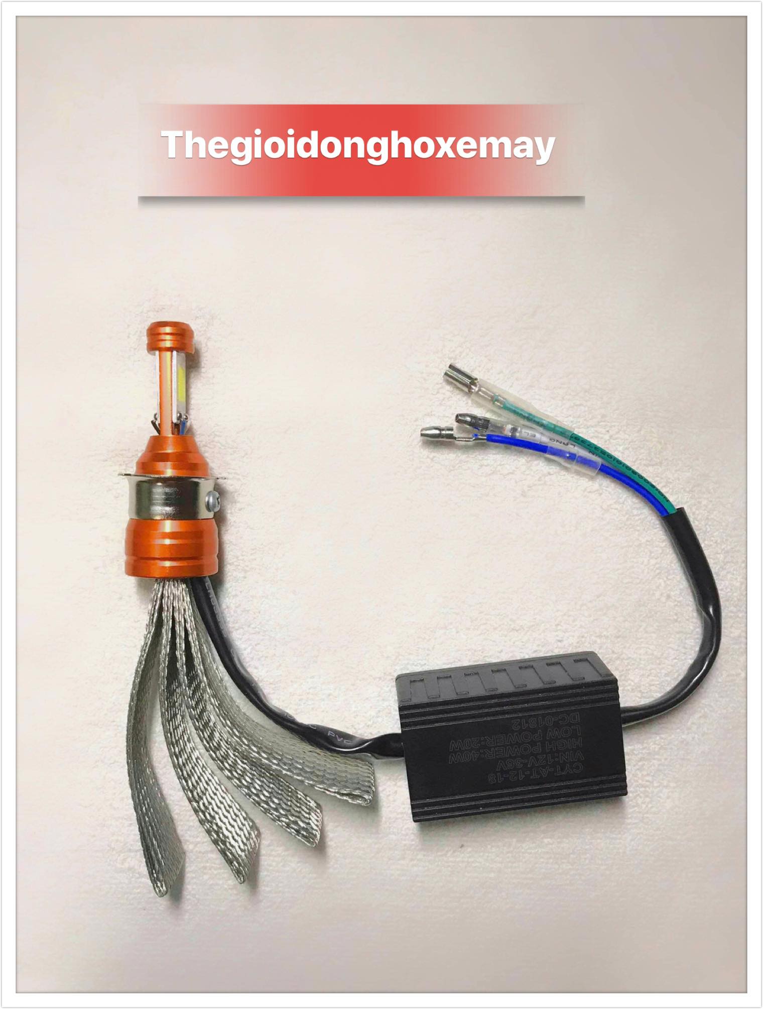 Đèn Pha Led CYT - Chân T19 - 2 Tim